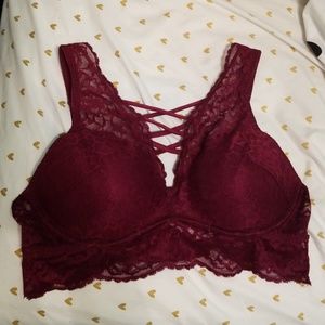 Burgundy Brallete from Pink